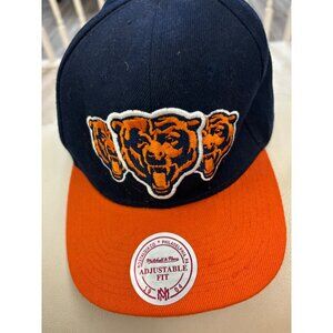 Mitchell & Ness Chicago Bears Adjustable Fit Snapback Hat Navy/Orange